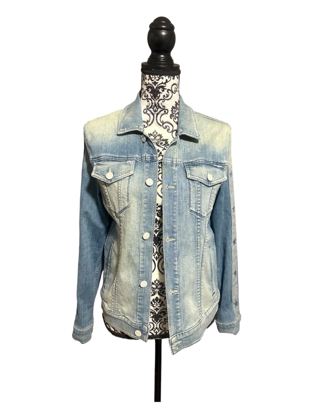 MOTHER The Star Bruiser Denim Jacket in Flight Entertainment